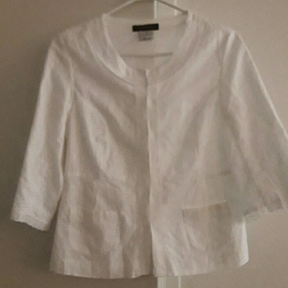 Chadwick white eyelet jacket